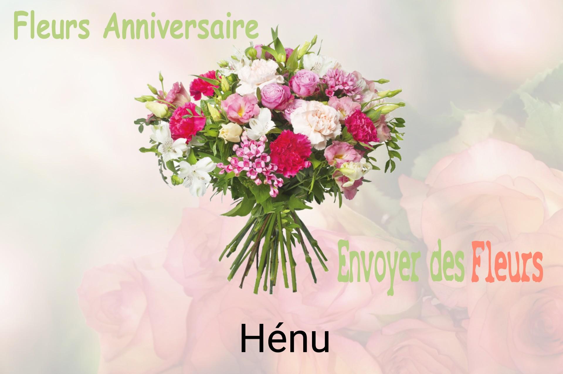 Bouquet de fleurs d’anniversaire livré à Hénu